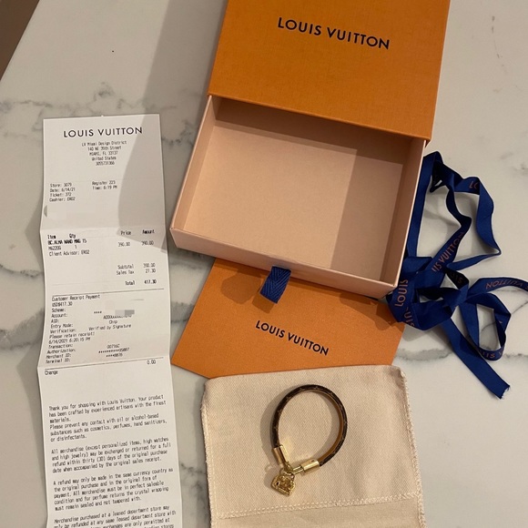 Louis Vuitton - Authentic - Alma Bracelet - Size 15 - Picture 2 of 13